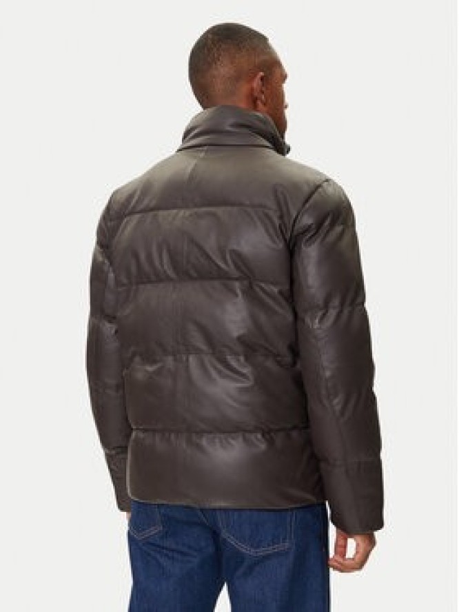 JOOP! Kurtka skórzana 17 Loman 80000852 Brązowy Regular Fit