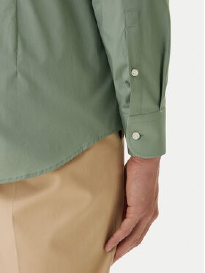 BOSS Koszula H-Hank 50469345 Zielony Slim Fit