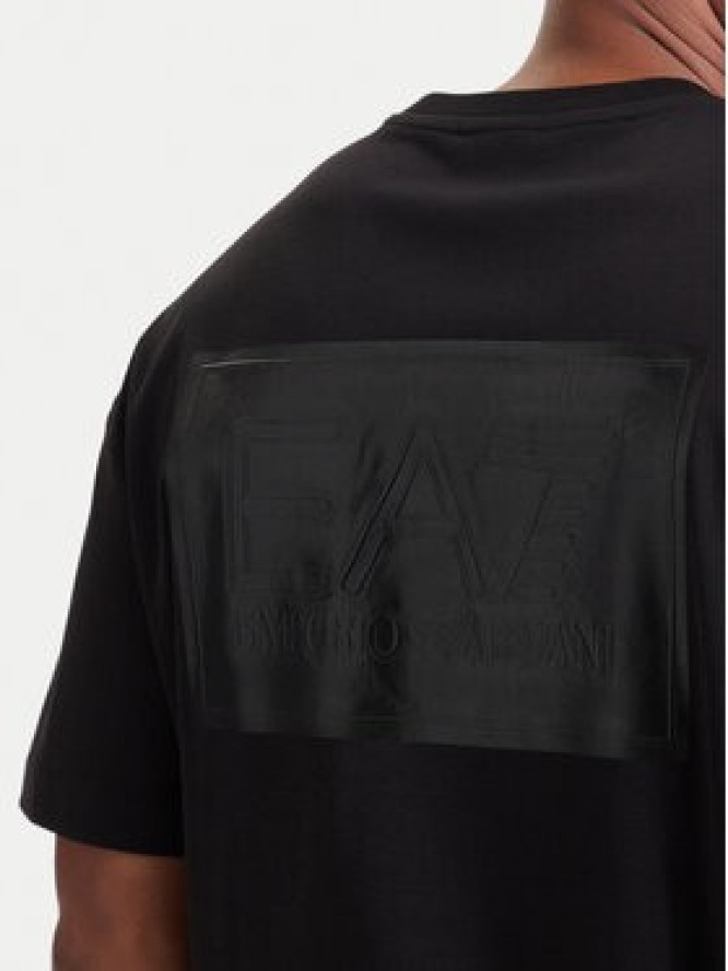 EA7 Emporio Armani T-Shirt 7M002107 AF10441 UC001 Czarny Relaxed Fit