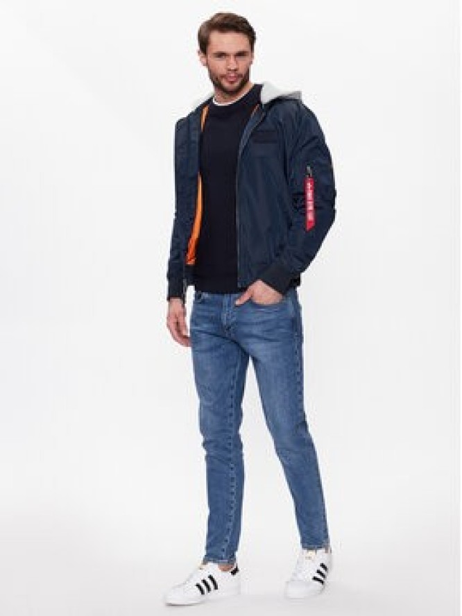 Alpha Industries Kurtka bomber MA-1 196108 Granatowy Regular Fit