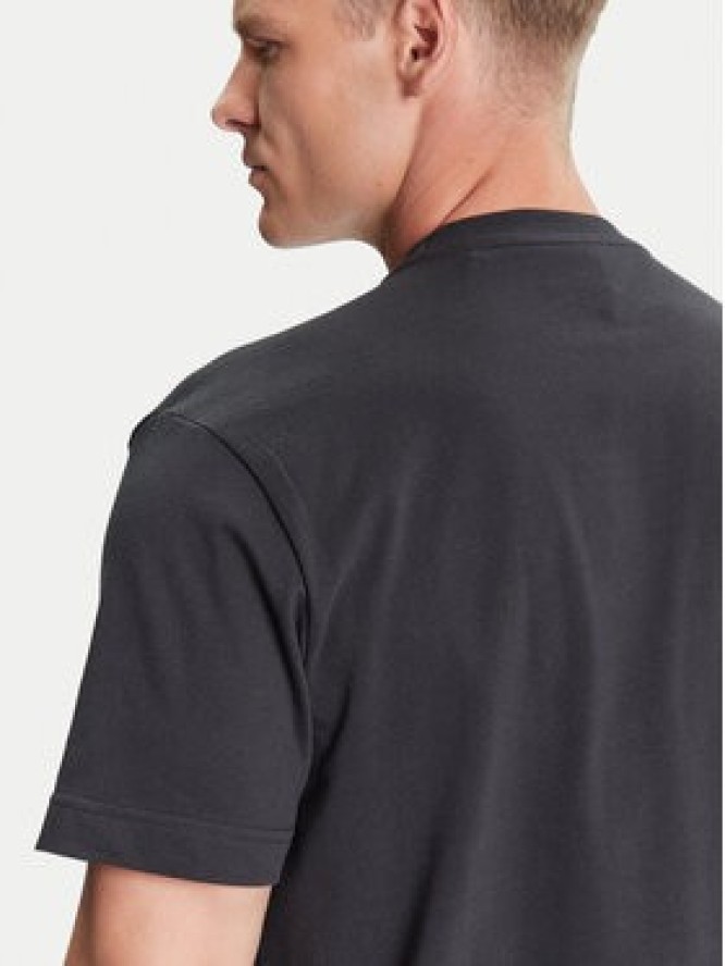 HUGO T-Shirt Split Logo 50544185 Czarny Relaxed Fit