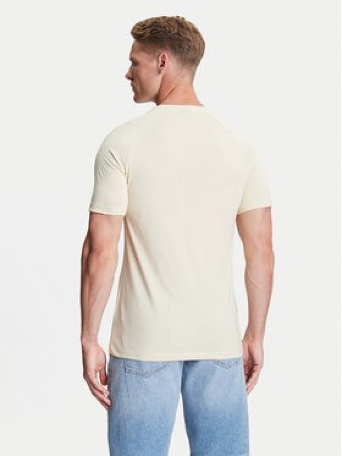 BOSS T-Shirt 50517970 Beżowy Slim Fit