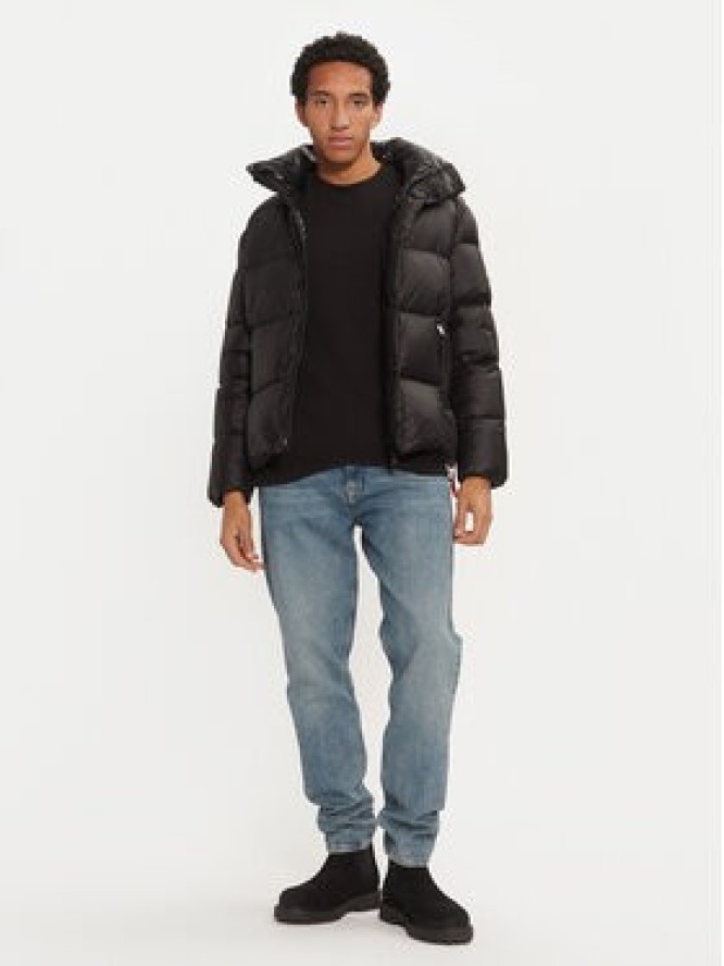 After Label Kurtka puchowa Chamonix A00015 Czarny Regular Fit