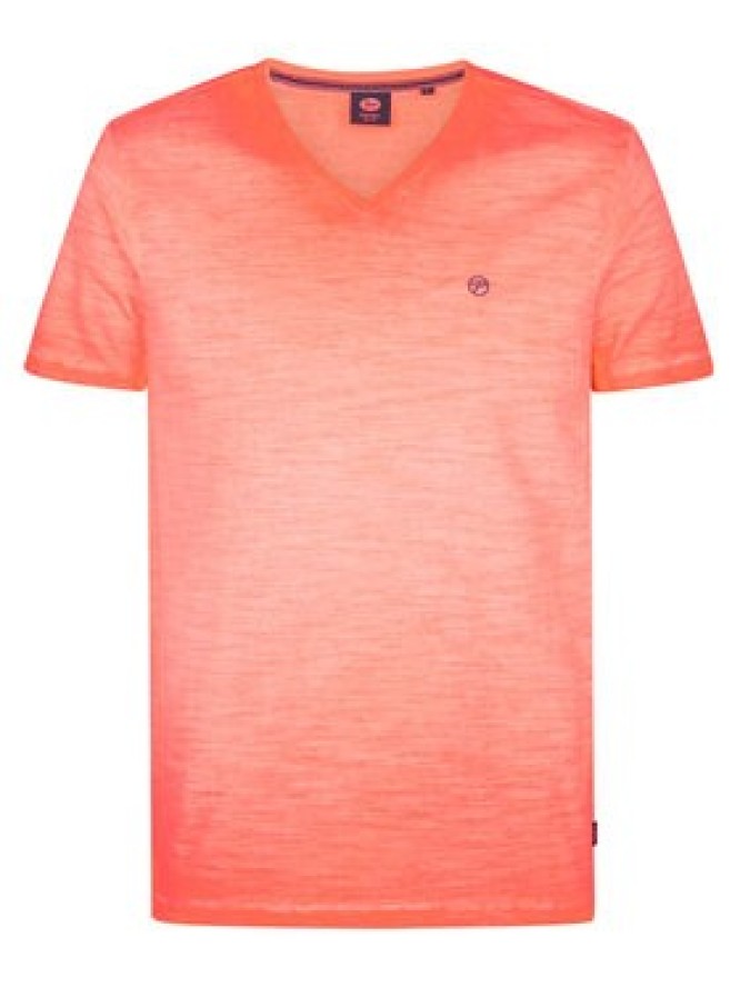 Petrol Industries T-Shirt M-1050-TSV662 Pomarańczowy Regular Fit