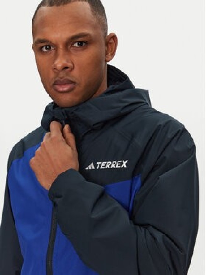 adidas Kurtka outdoor Terrex Multi 2L RAIN.RDY JD8353 Niebieski Regular Fit