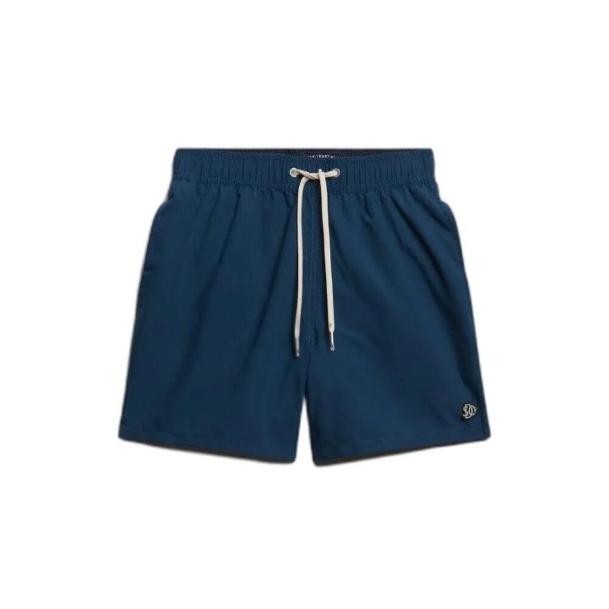 Szorty kąpielowe z haftowanym logo Superdry 15