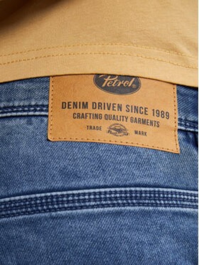 Petrol Industries Szorty jeansowe M-ROS-SHO001 Niebieski Slim Fit