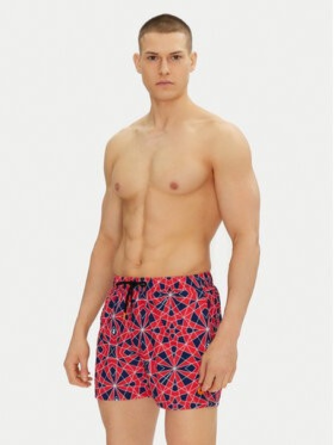 Save The Duck Szorty kąpielowe DW1222M SIPO20 Czerwony Regular Fit