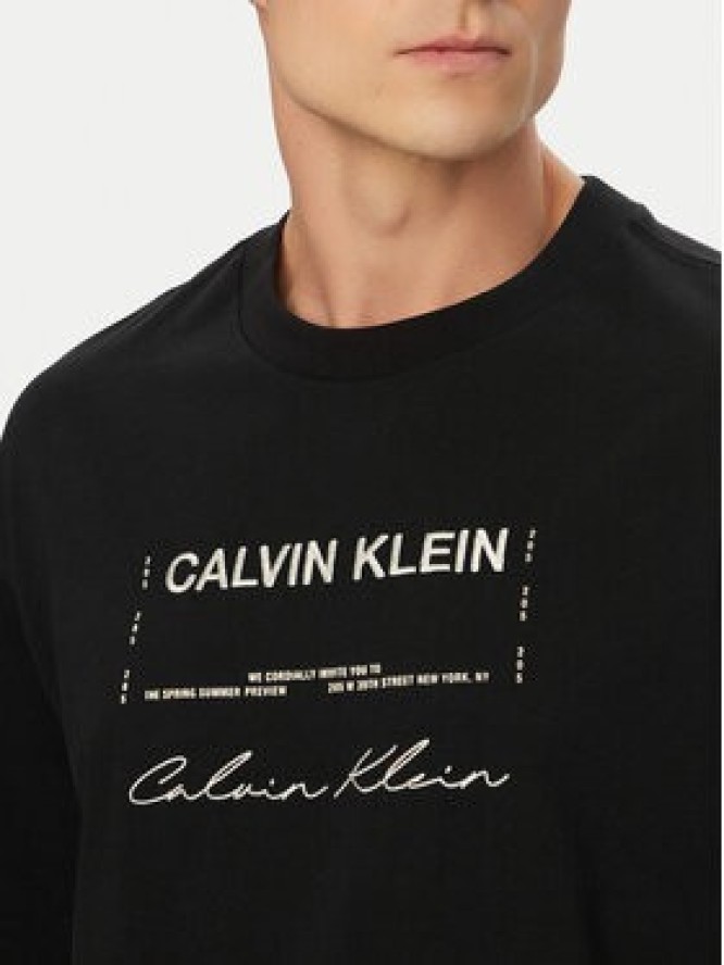 Calvin Klein Jeans T-Shirt LV04RE827G Czarny Regular Fit