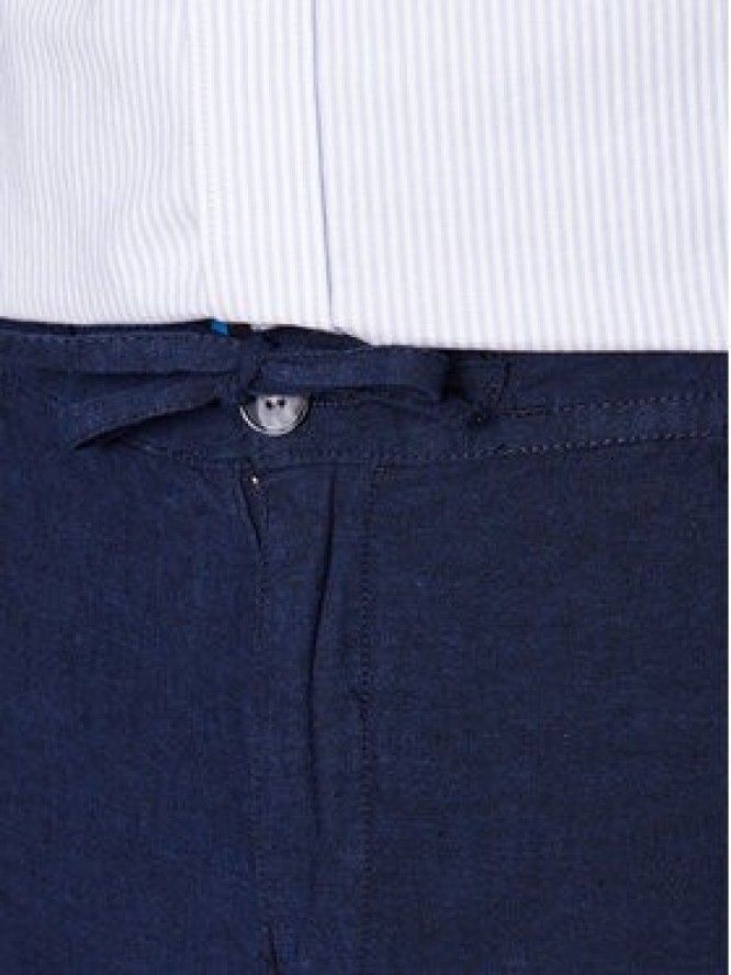 Lindbergh Spodnie materiałowe 30-008003 Niebieski Tapered Fit