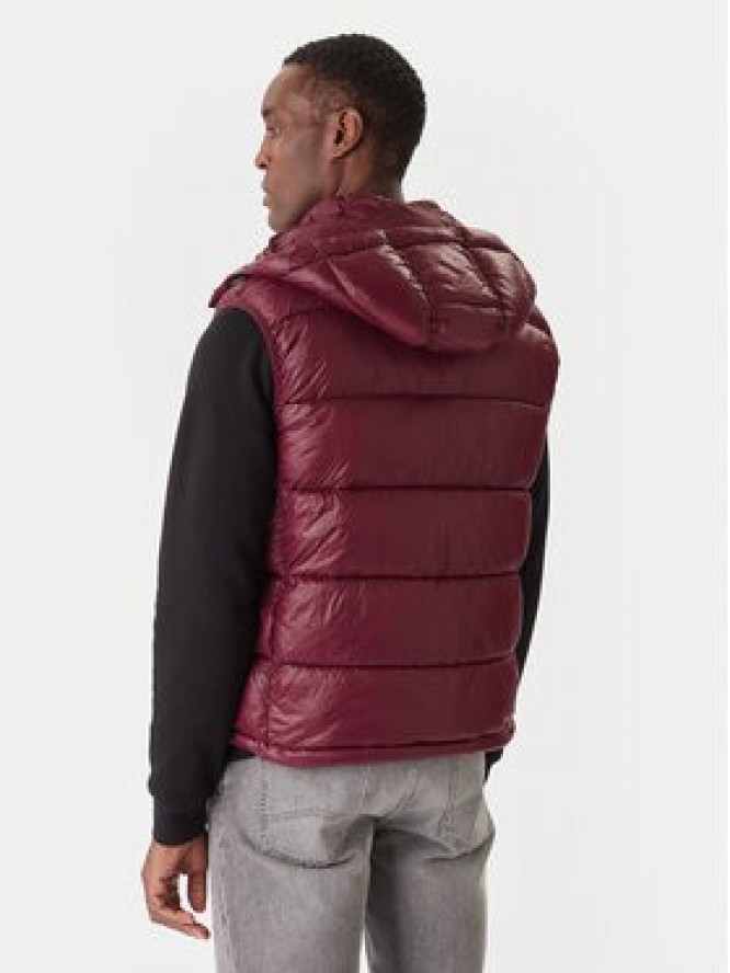 KARL LAGERFELD Kamizelka 505023 554590 Bordowy Regular Fit