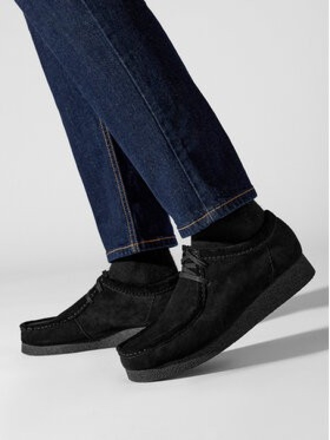 Clarks Mokasyny Wallabee Evo 261728207 Czarny
