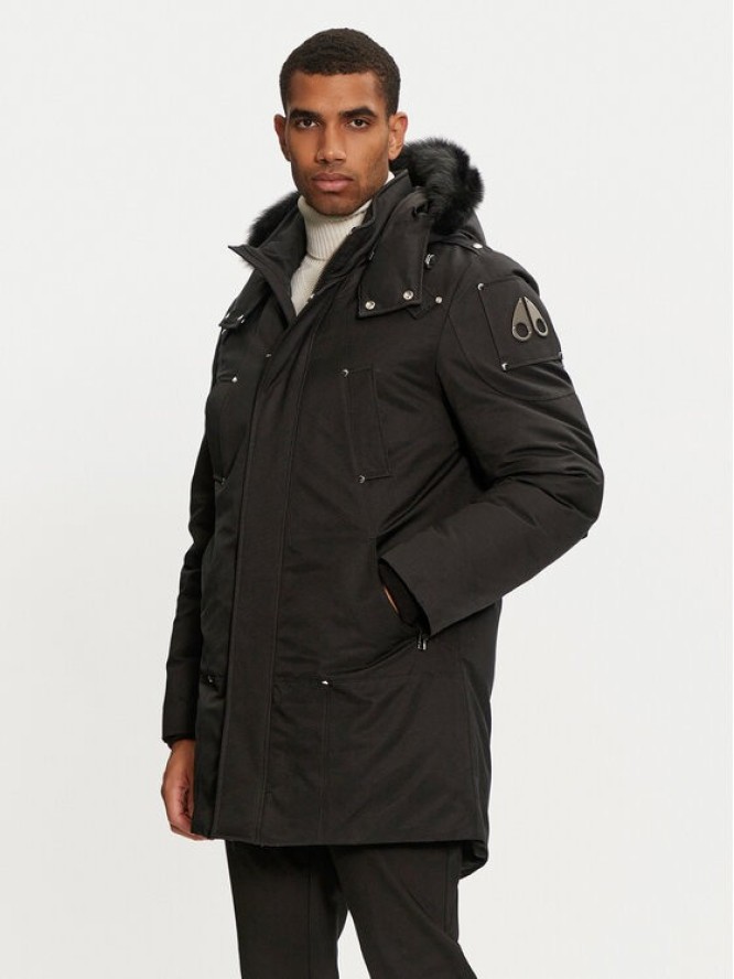 Moose Knuckles Kurtka puchowa M32MP261SX Czarny Regular Fit
