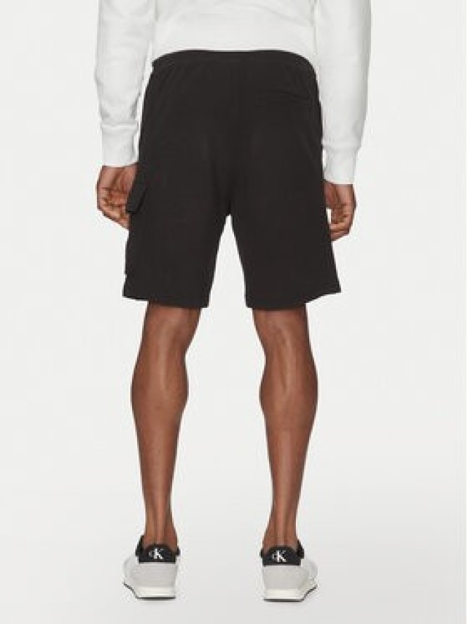 Calvin Klein Jeans Szorty sportowe J30J327284 Czarny Regular Fit