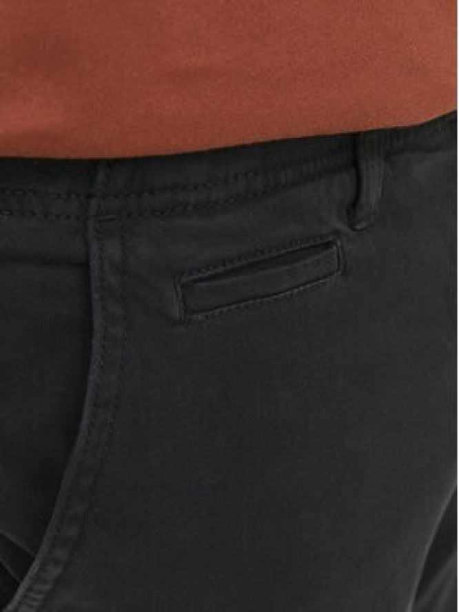 Jack & Jones Chinosy Harlow 12242188 Czarny Tapered Fit