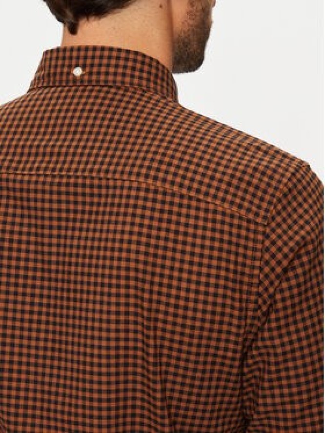 Jack & Jones Koszula Brook 12192150 Brązowy Slim Fit