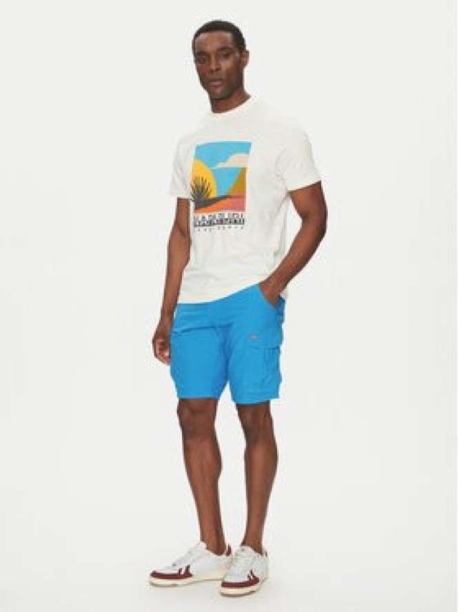 Napapijri Szorty materiałowe Noto 2.0 NP0A4HOQ Niebieski Regular Fit