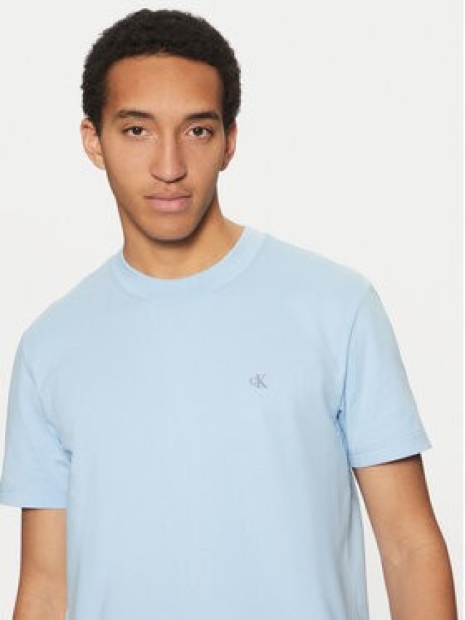 Calvin Klein Jeans T-Shirt J30J326683 Błękitny Regular Fit
