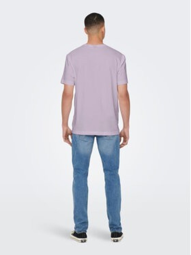 Only & Sons T-Shirt 22025208 Fioletowy Regular Fit