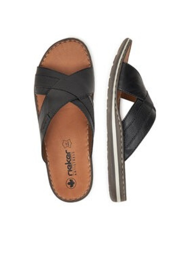 Rieker Klapki CEO-21082-00 Czarny