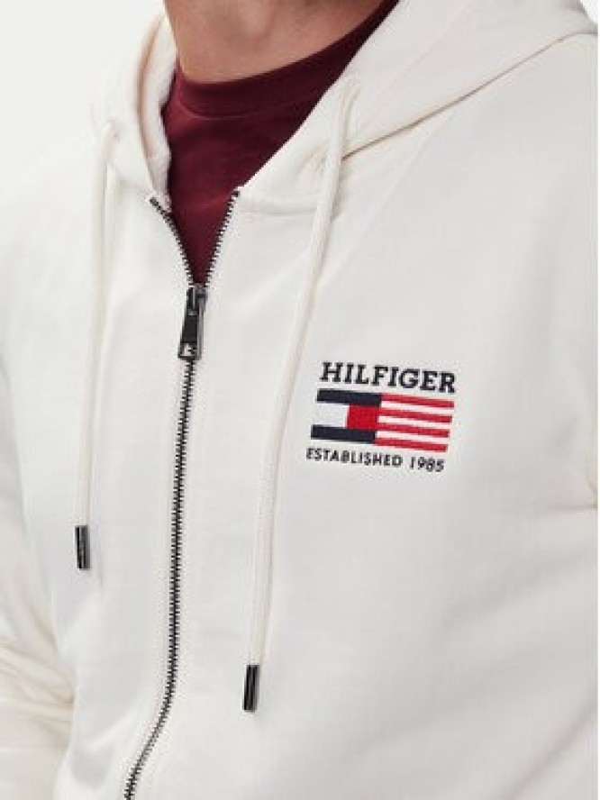 Tommy Hilfiger Bluza American MW0MW39691 Écru Regular Fit