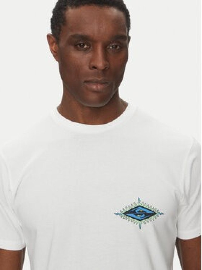 Quiksilver T-Shirt EQYZT08046 Biały Regular Fit