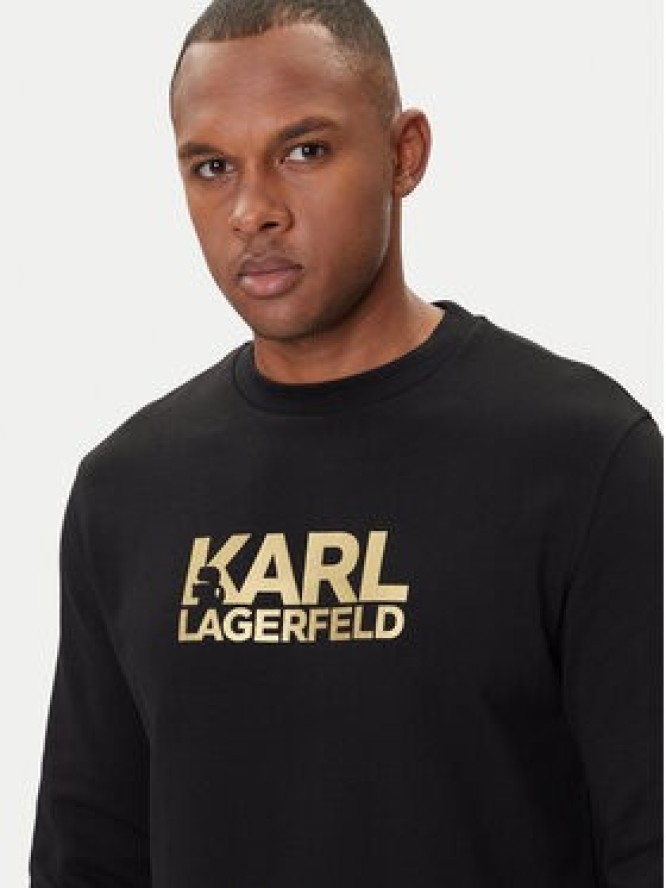 KARL LAGERFELD Bluza 705091 554917 Czarny Regular Fit