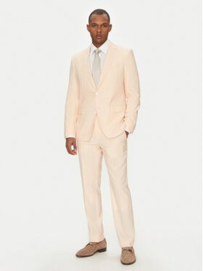 BOSS Garnitur H-Huge 50540759 Pomarańczowy Slim Fit