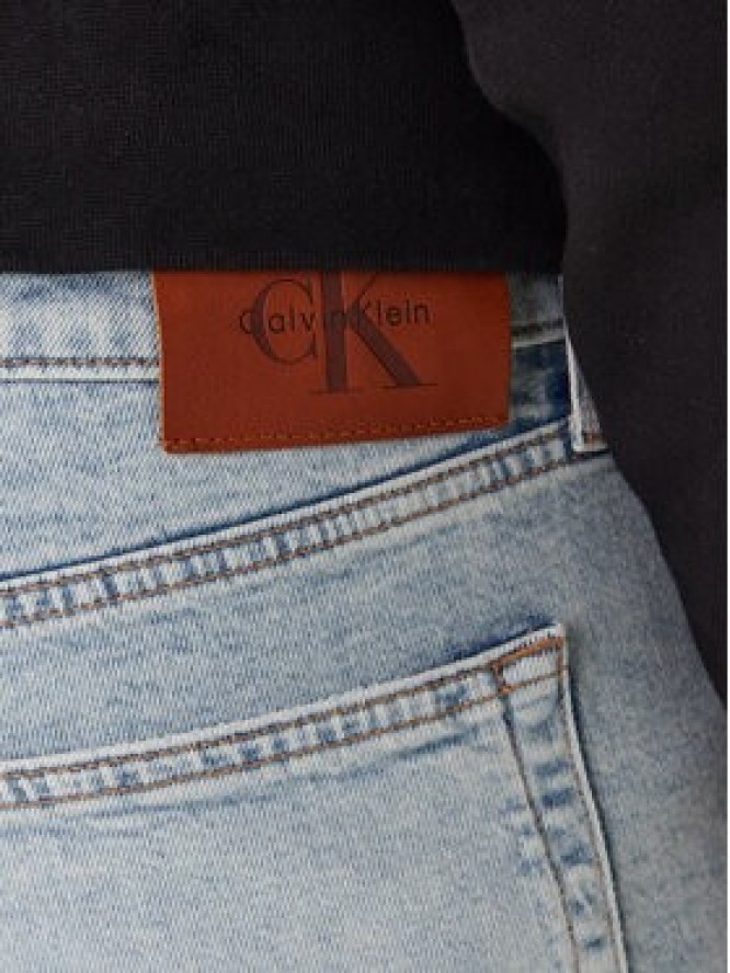 Calvin Klein Jeans Jeansy LV04RF741G Niebieski Slim Taper Fit