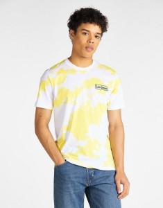 LEE TIE DYE TEE MĘSKI T-SHIRT REGULAR FIT SUNBURST L61GFENN 112113856