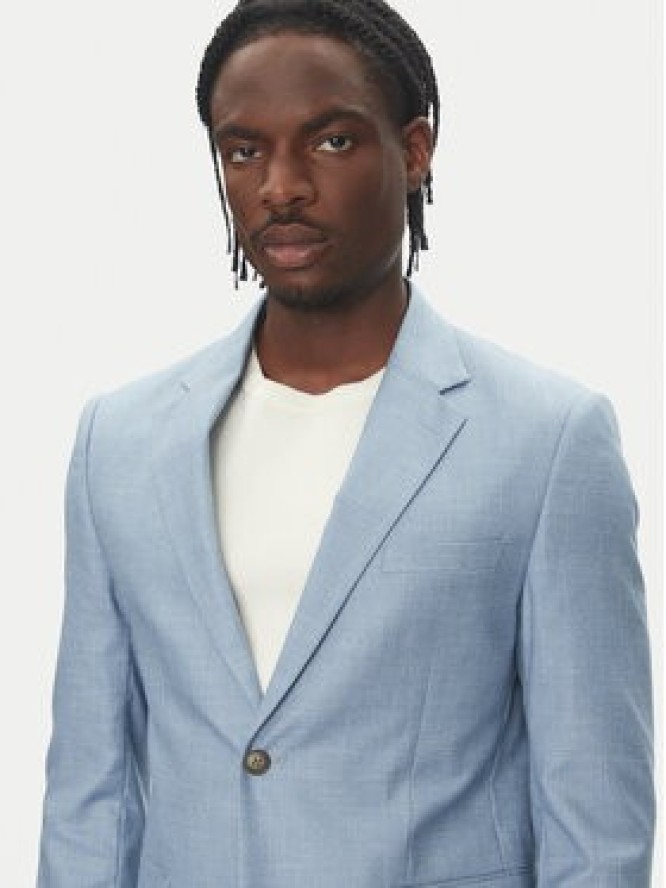 Lindbergh Garnitur 30-606034 Błękitny Slim Fit