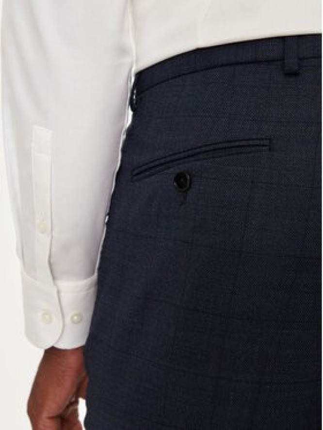 BOSS Garnitur 50528142 Granatowy Slim Fit