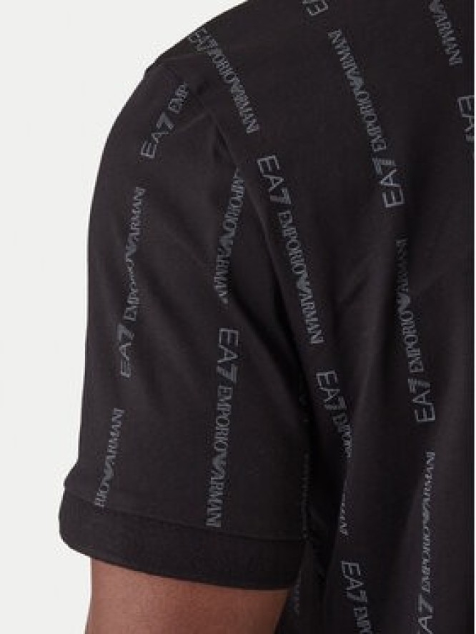 EA7 Emporio Armani T-Shirt 7M001391 AF12874 FC039 Czarny Regular Fit