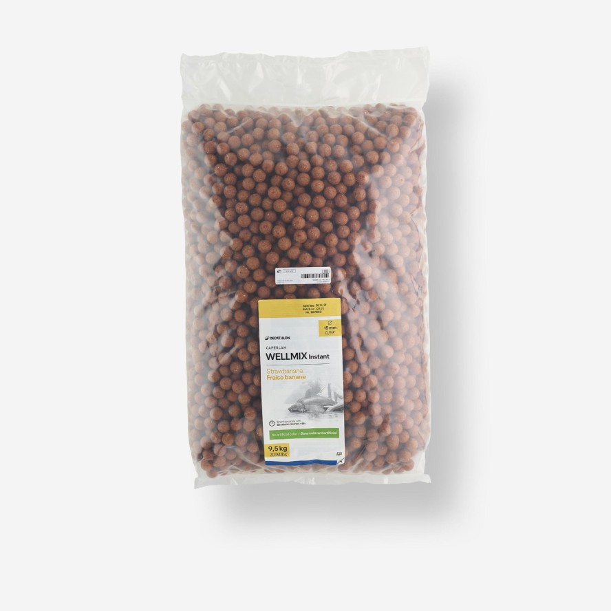 Kulki proteinowe Caperlan Wellmix Instant 15 mm 9,5 kg strawbanana