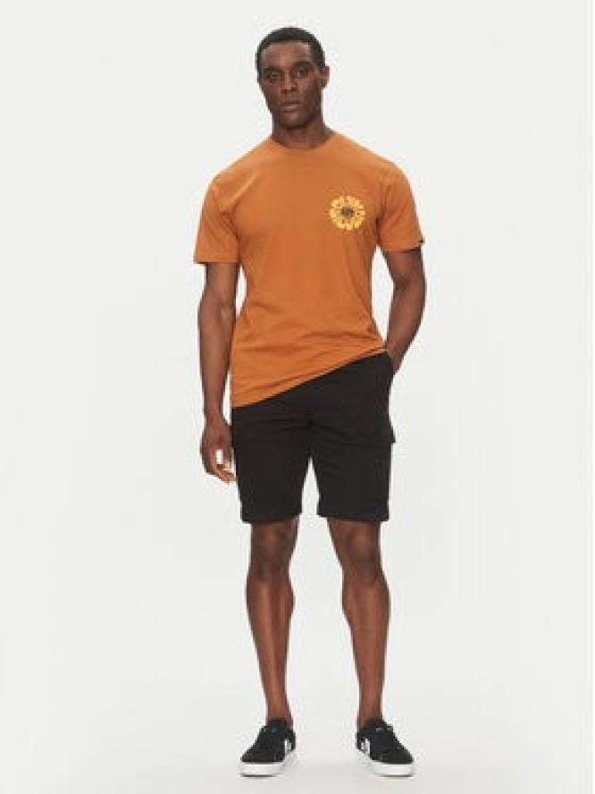 Quiksilver T-Shirt EQYZT08036 Brązowy Regular Fit