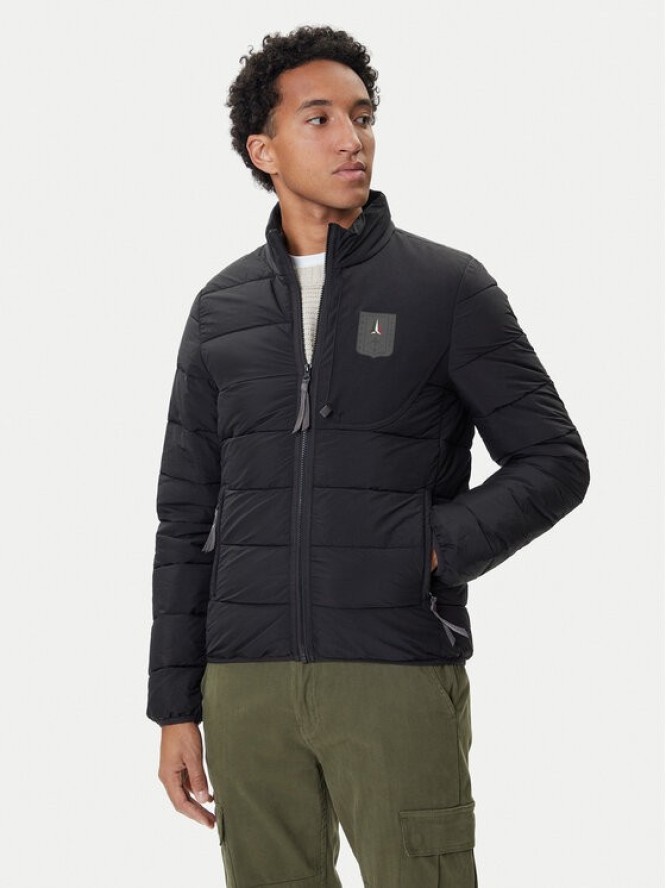 Aeronautica Militare Kurtka przejściowa 252AB3022UCT04214 Czarny Regular Fit