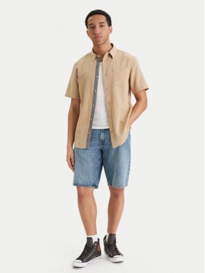 Quiksilver Koszula Time Box EQYWT04622 Beżowy Regular Fit