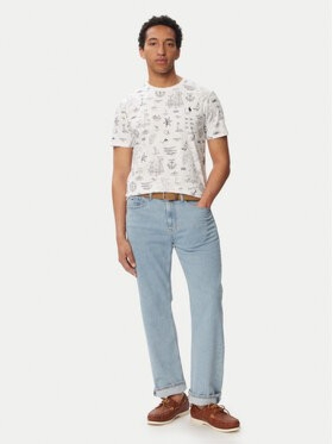 Polo Ralph Lauren T-Shirt 710B21924001 Biały Custom Slim Fit