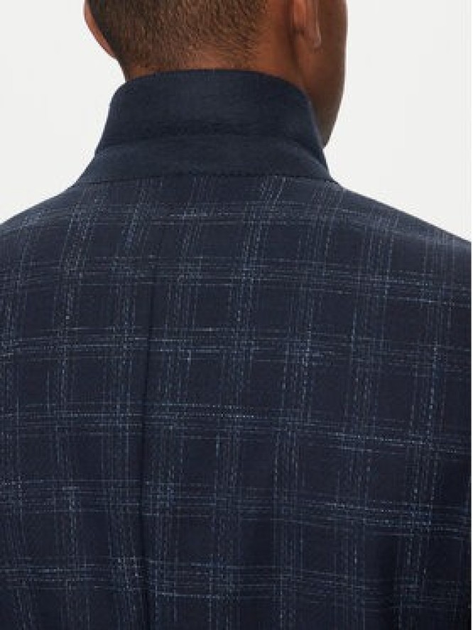 BOSS Marynarka H-Hutson-233 50535057 Granatowy Slim Fit