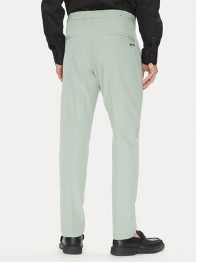 BOSS Spodnie materiałowe T_Commuter-Slim 50534303 Zielony Slim Fit