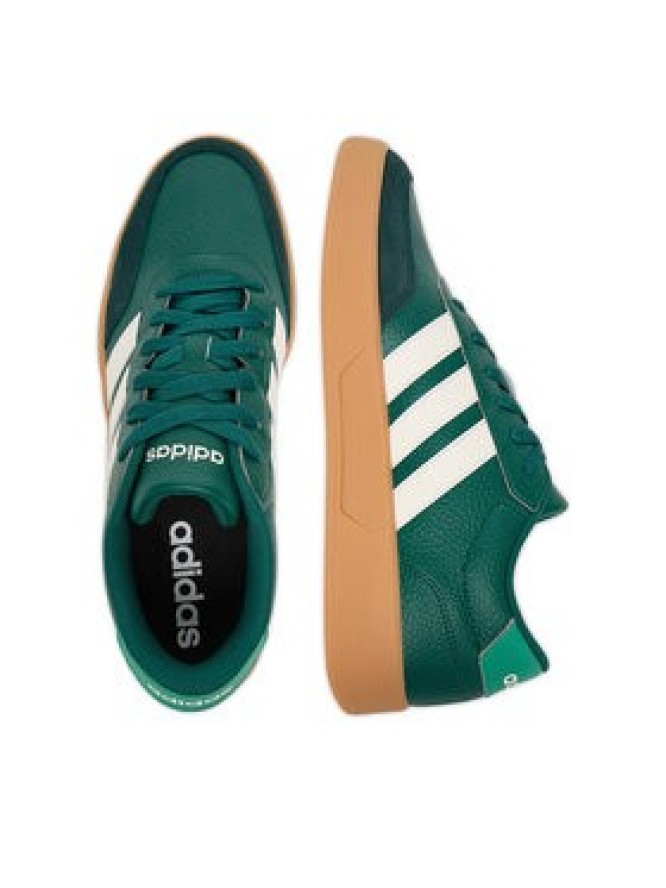 adidas Sneakersy BREAKNET 3.0 JR3554 Zielony