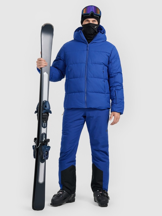 4F Kurtka narciarska membrana 5000 męska - niebieska XXL