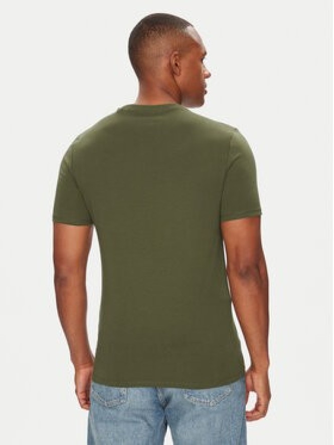 Guess T-Shirt M2YI36 I3Z14 Zielony Slim Fit