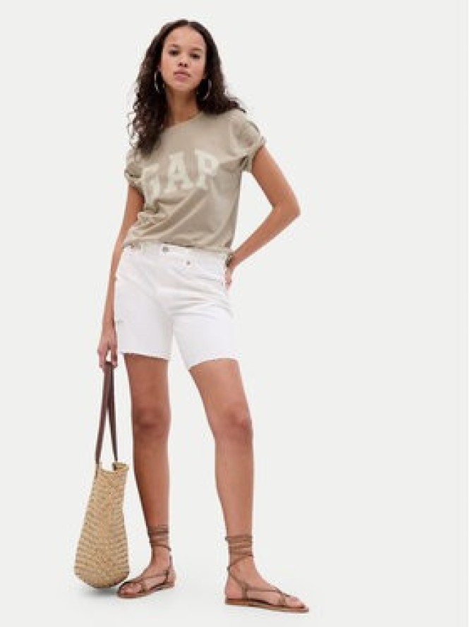 Gap T-Shirt 663921-01 Beżowy Regular Fit