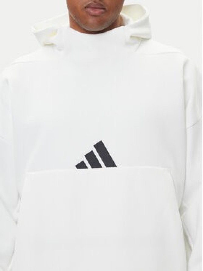 adidas Bluza Z.N.E. JF2454 Biały Loose Fit