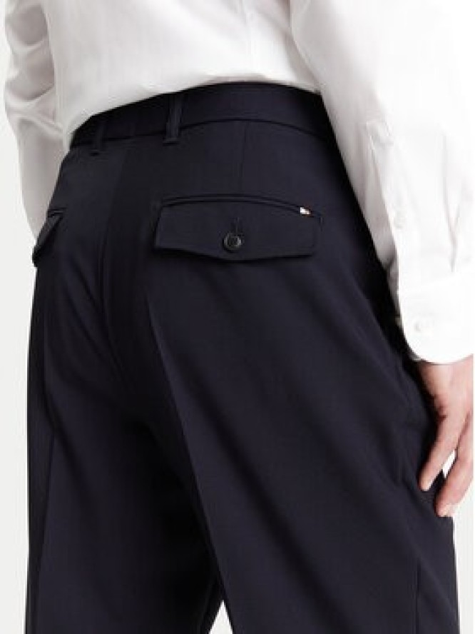 BOSS Spodnie materiałowe C-Perin-DPL 50545822 Granatowy Tapered Fit