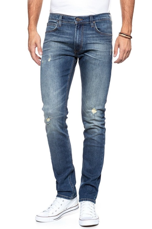 JEANSY MĘSKIE LEE LUKE BLUE TRASH VD L719DKVD 112118888