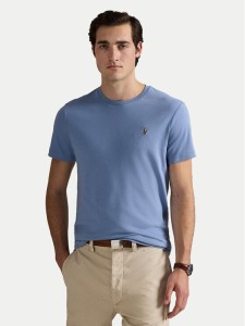 Polo Ralph Lauren T-Shirt 710740727095 Niebieski Custom Slim Fit
