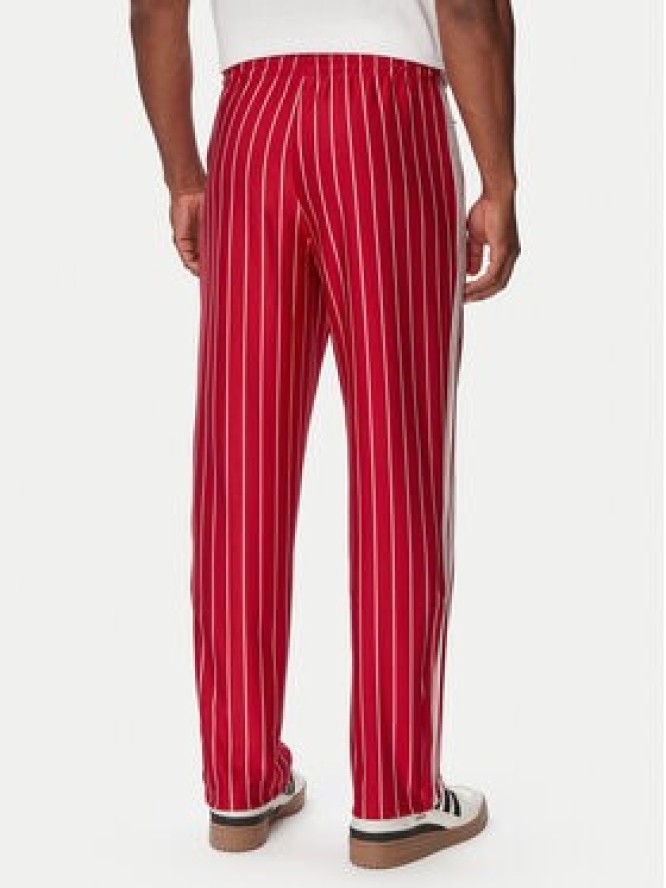 adidas Spodnie dresowe Firebrid Pinstripes Track KR7230 Czerwony Regular Fit