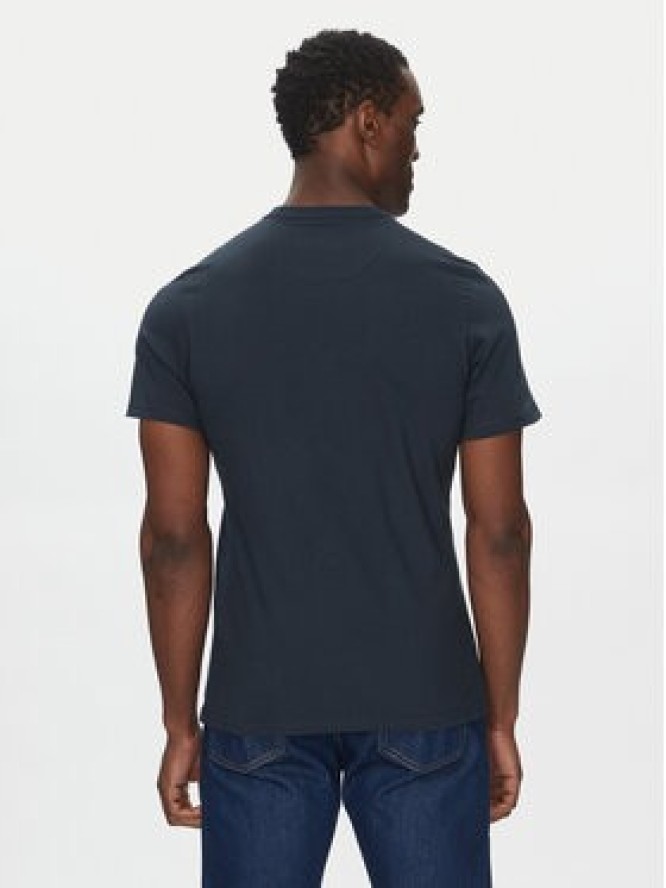 Barbour T-Shirt Preppy MTS0502NY31 Granatowy Tailored Fit